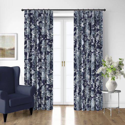 ALEXANDRIA INDIGO COVERLET SET MADE IN CANADA