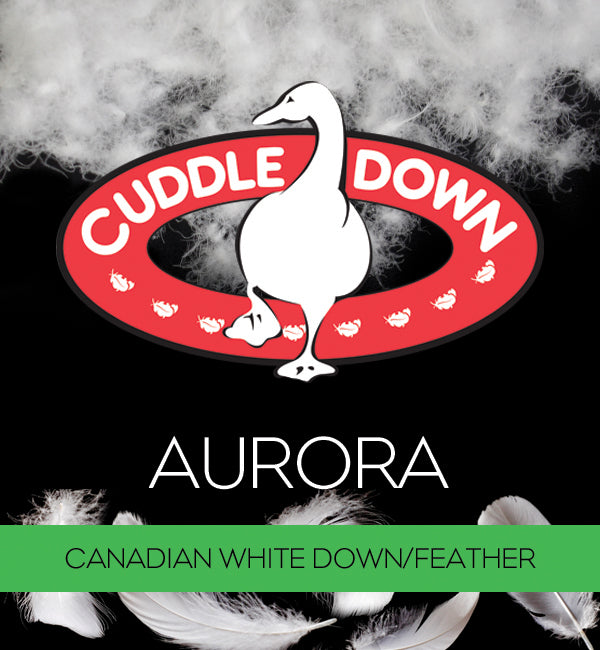 Aurora Pillow – Down-Filled Outer Shell, Hutterite Feather-Filled Inner Core By cuddle Down