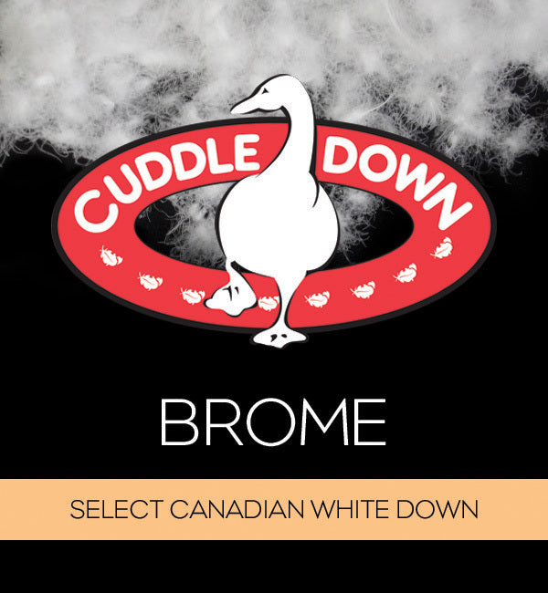 Brome Pillow white duck down BY CUDDLE DOWN