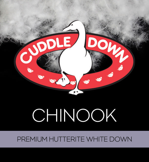 Chinook Canadian Hutterite Down Pillow – 700+ Loft, 500 Thread Count, by Cuddle Down