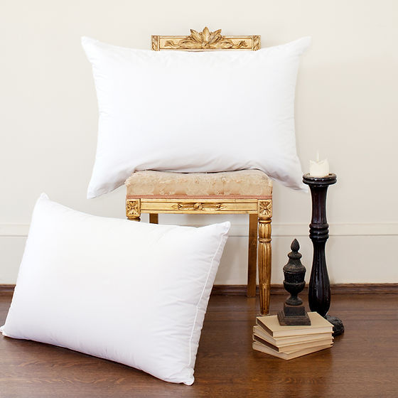 Embassy Pillow – 1000 Loft Polish White Goose Down, 300 Thread Count | By St Genève