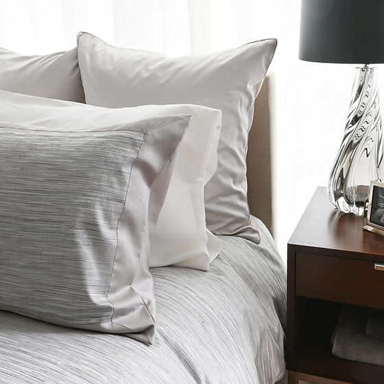 Vista Jacquard duvet cover BY St Genève 100% extra-long staple cotton