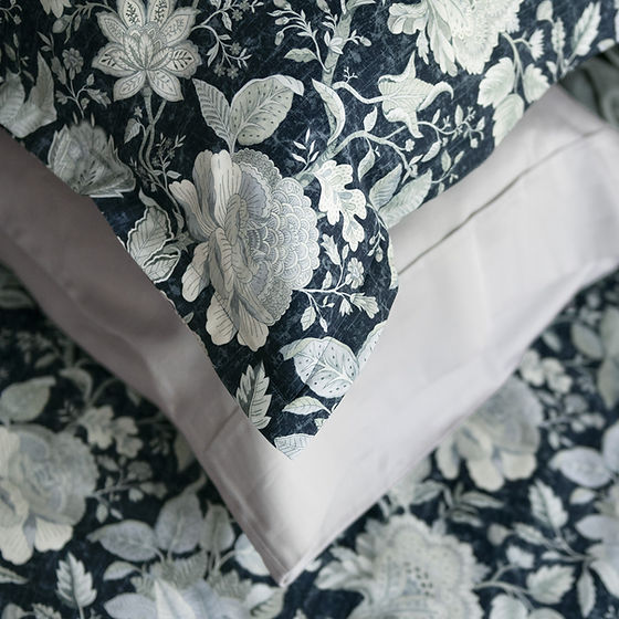 Somerset Printed Duvet Cover – 340 TC, 100% Long-Staple Cotton by St Genève