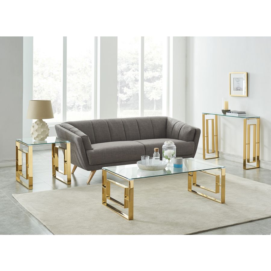 Eros Console Table in Gold