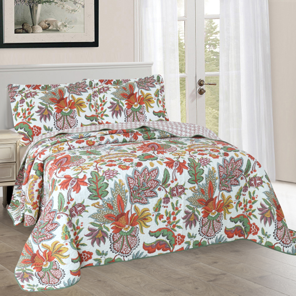 VERONA COTTON COVERLET SET