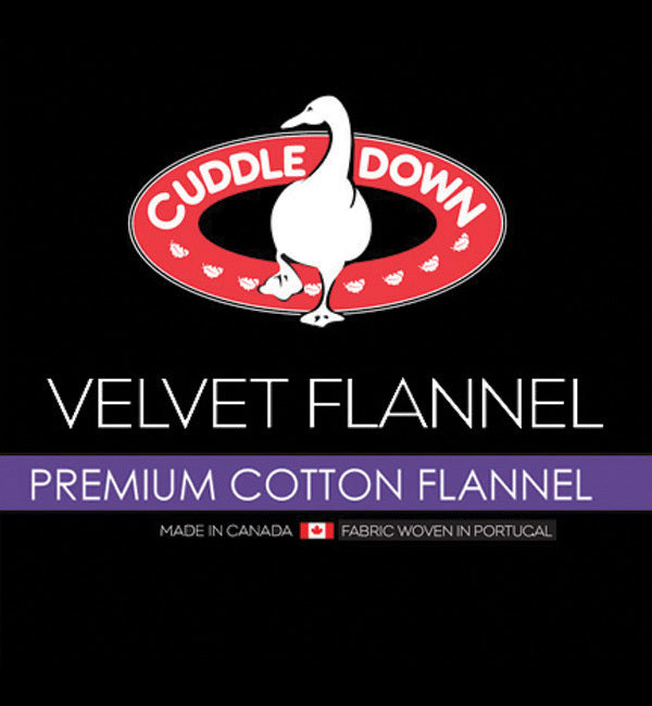 Velvet Flannel Duvet Cover & Sheets – 100% Cotton