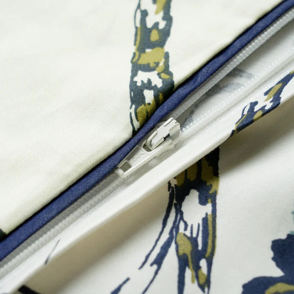 Leaf Garden Duvet Cover Set – 200 Thread Count, 100% Combed Cotton