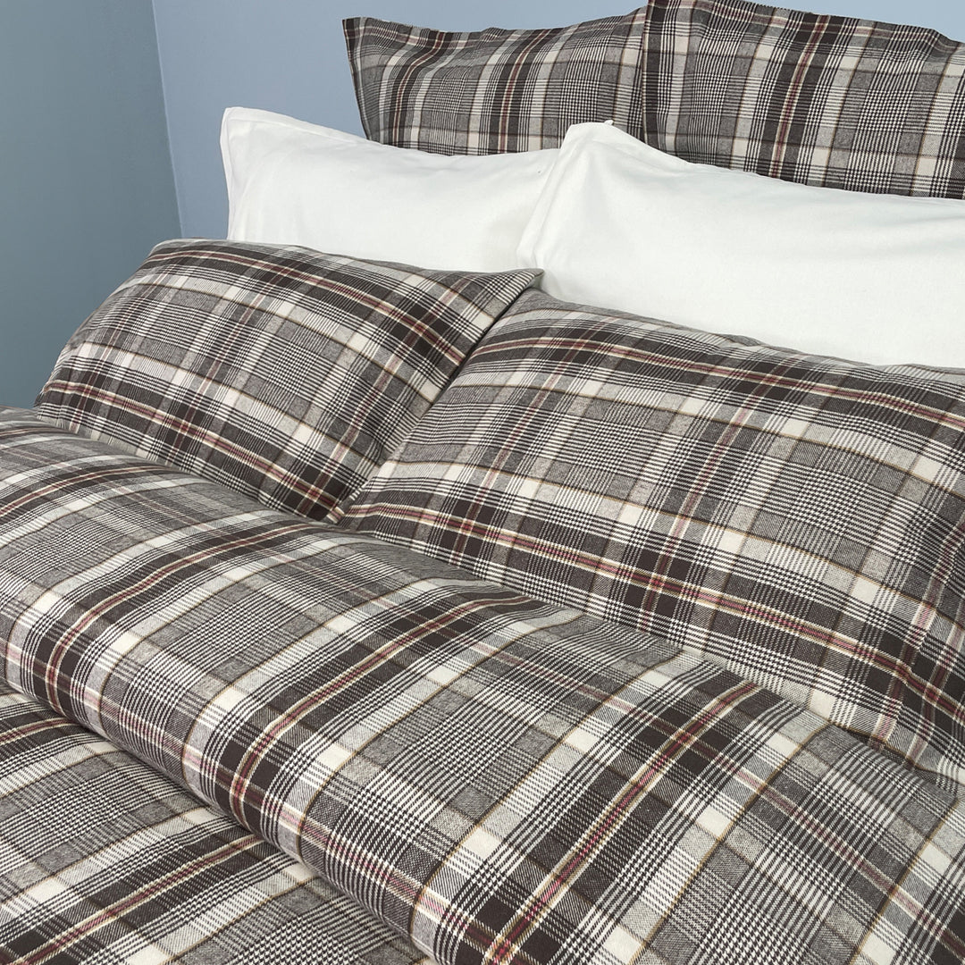 Oliver Flannel Duvet & Sheet – Premium 100% Cotton