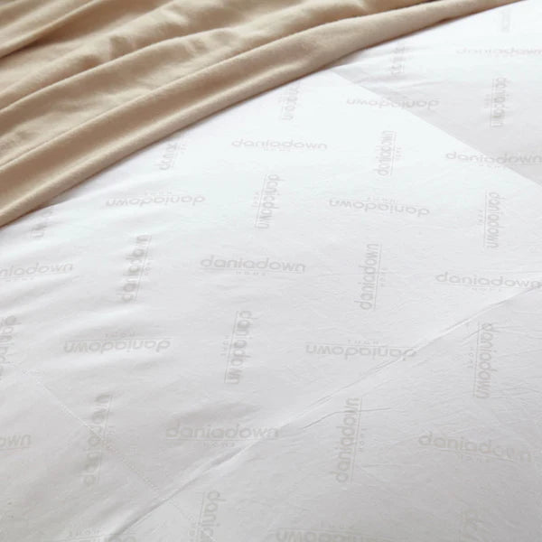 Paradise European White Goose Down Duvet – 800+ Loft, 500 Thread Count, 100% Cotton