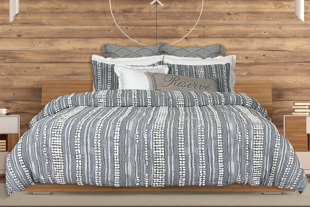 Zeren Duvet Cover Set – Soft & Durable Yarn-Dyed Cotton