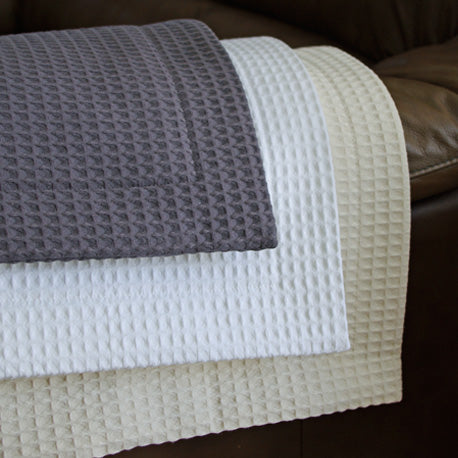 Waffle Weave Blankets BY CUDDLE DOWN