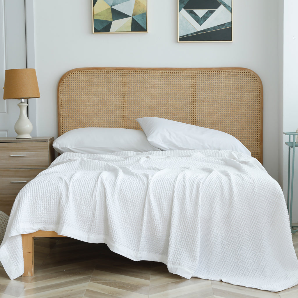 LUNA COTTON WAFFLE BLANKETS