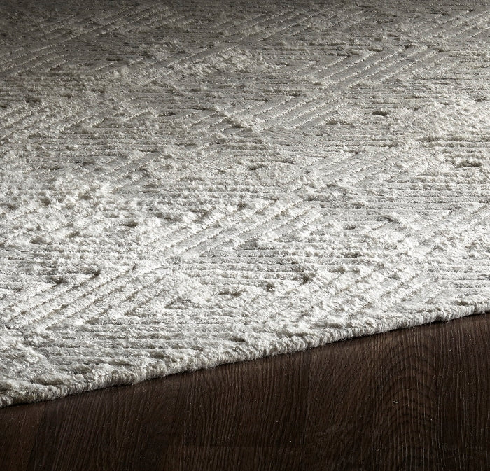 Estelle Hand Loomed Wool Ivory Rug EST-IVORY