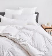 Whistler White Goose Down Duvet – 575 Loft, 300 Thread Count, by Cuddle Down