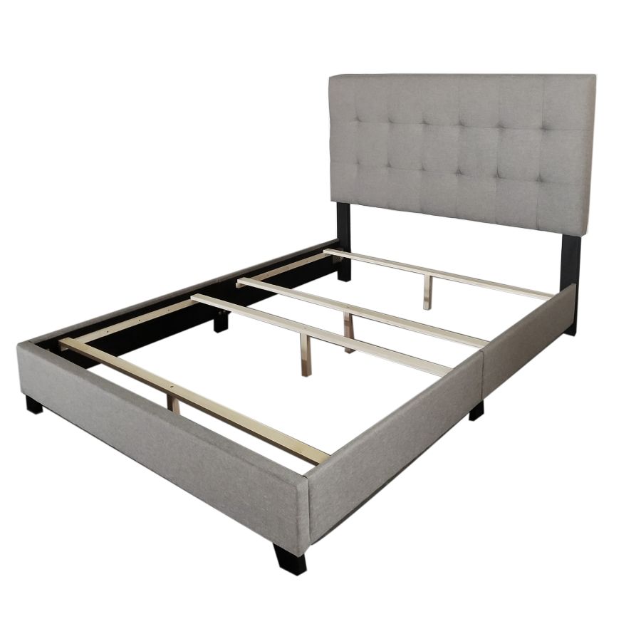 Exton Bed in Light Grey