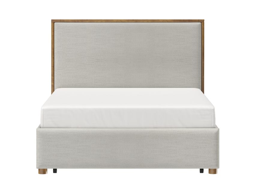 Andover Platform Bed with Drawer in Oat
