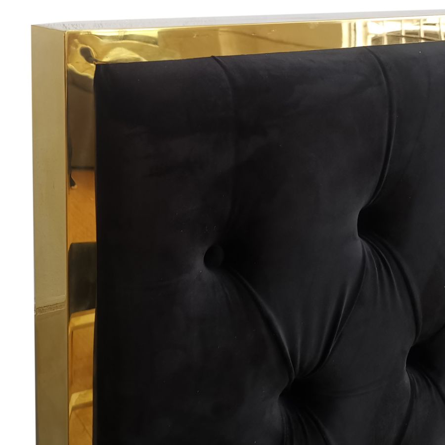 Lucille  Bed in Black and Gold