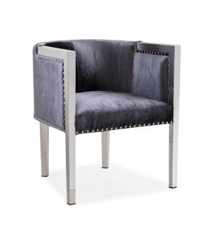 ELVIS Accent Chair GY-AC-7988 Stainless Steel legs