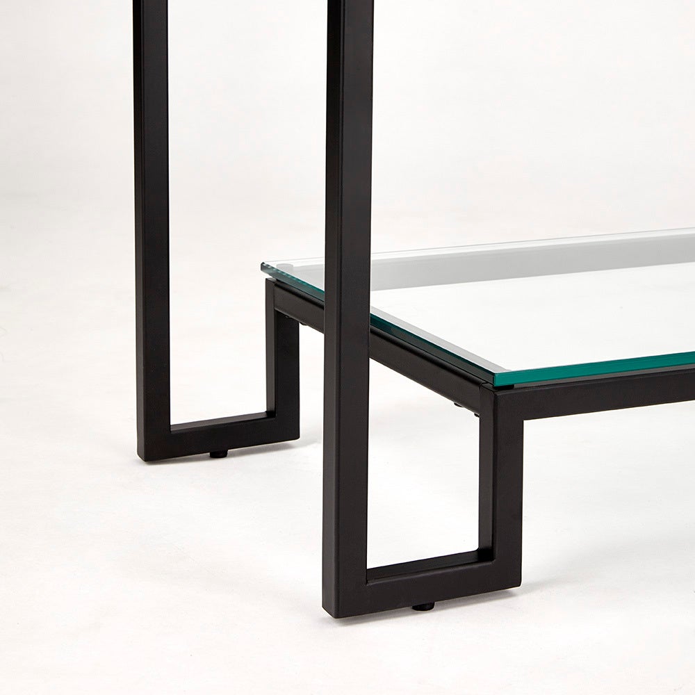 KRISTA Black Console Table GY-CST004BLK S Matt black powder coated