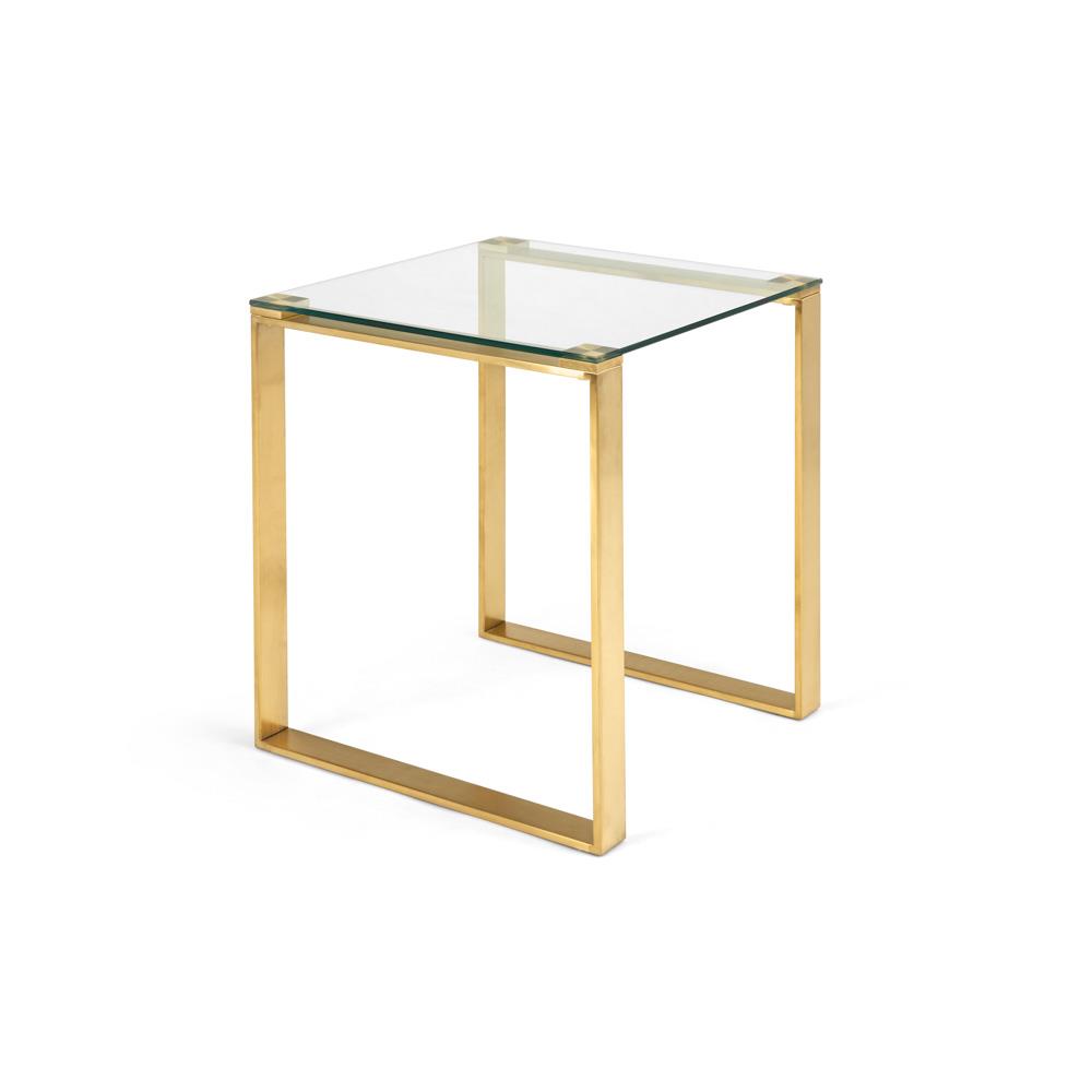 DAVID Side/End Table GY-ET-10914G BRUSHED GOLD