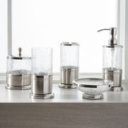 CRACKLE GLASS S/S CLEAR