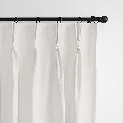 Adrianne Pearl drapery panels by 6ix Tailors, made in Canada