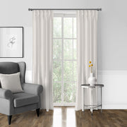 Adrianne Pearl drapery panels by 6ix Tailors, made in Canada