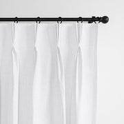 Adrianne White drapery panels by 6ix Tailors, made in Canada