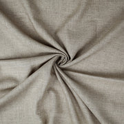 Close-up of Elite Linen Natural bedding fabric showing its beige colour and woven texture