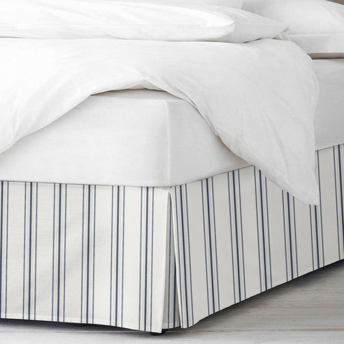 August Stripe Bed Skirt Denim – 6ix Tailors Made in Canada
