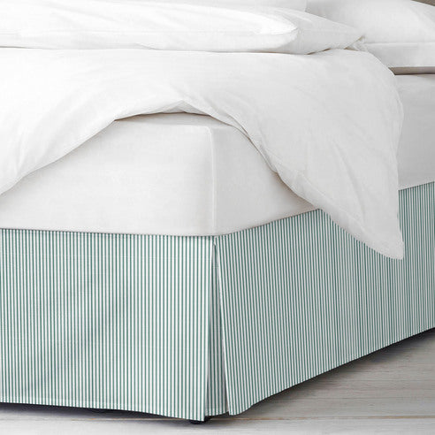 Jaxon Stripe Bed Skirt Made in Canada – Evergreen,