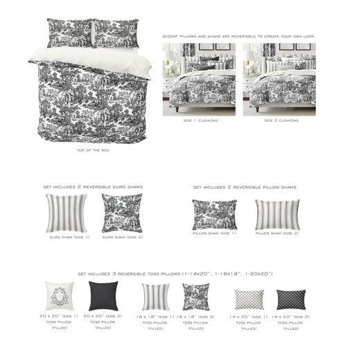 AU VILLAGE  DUVET COVER SET  MADE IN CANADA