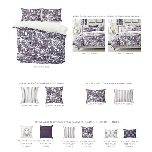 AU VILLAGE  DUVET COVER SET  MADE IN CANADA