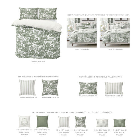 AU VILLAGE  DUVET COVER SET  MADE IN CANADA
