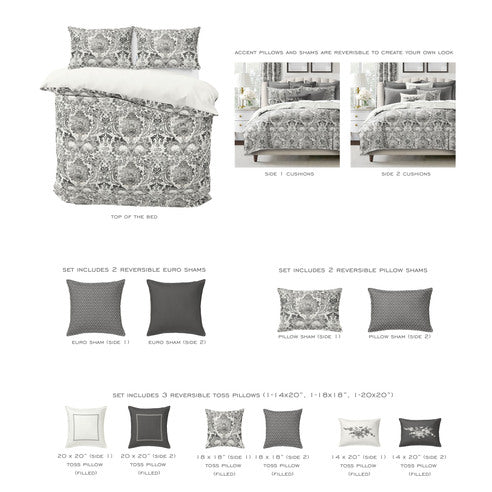 SAVANNAH DUVET COVER SET   MADE IN CANADA