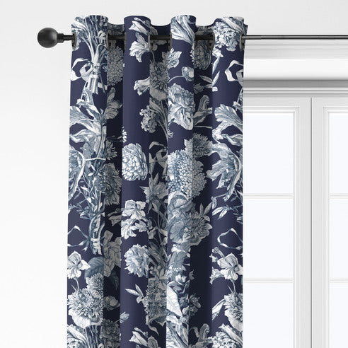 ALEXANDRIA INDIGO DRAPERY PANELS – Made in Canada