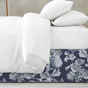Alexandria Bed Skirt Indigo – 6ix Tailors Made in Canada