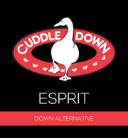 Esprit Pillow – 100% Polyester Cluster Fiber, Medium Feel, Perfect for Side & Back Sleepers