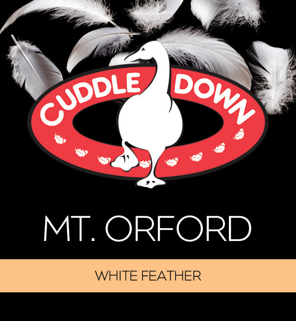 Mt. Orford White Duck Feather Pillow – 233 Thread Count By Cuddle Down
