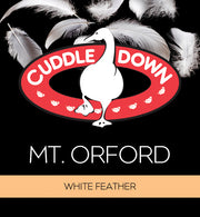 Mt. Orford White Duck Feather Pillow – 233 Thread Count By Cuddle Down