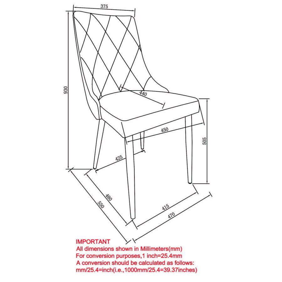 Antoine Dining Chair, Set of 2