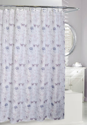 HOME SHOWER CURTAIN FABRIC ROSE/LAVENDER 180 X 180cm (6-24)