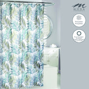 KEY LARGO SHOWER CURTAIN SLUB FABRIC 180 X 180cm