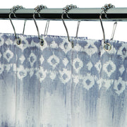 TRIBE VIBE SHOWER CURTAIN MICRO FIBER FABRIC PURPLE/GRY 180 X 180cm 110 GSM