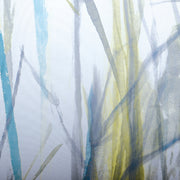 WINDSWEPT SHOWER CURTAIN FABRIC BLU/GRN/WHT 180 X 180cm