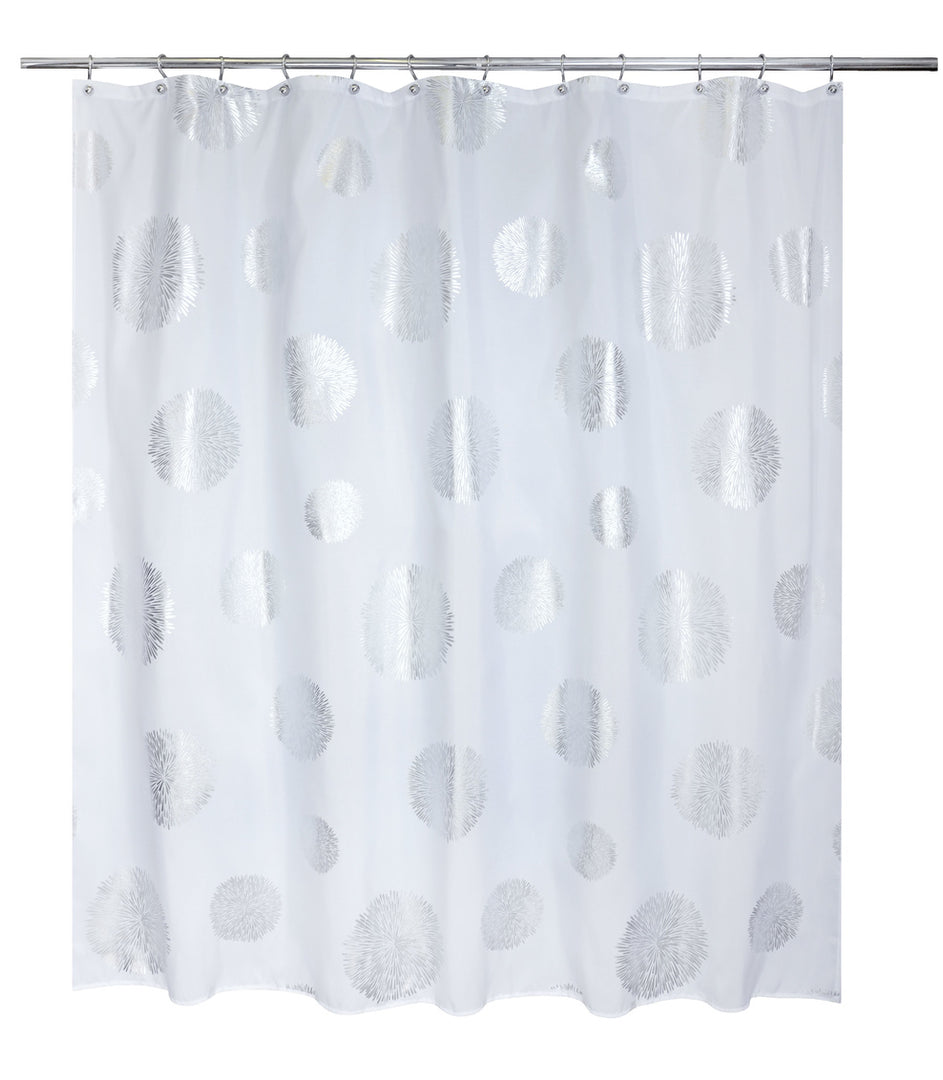 ZINNIA SHOWER CURTAIN FABRIC 180 X 180cm 145 GSM