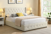 T2162 Bed - No Box Spring Required white