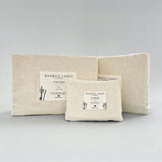 Bamboo Linen Duvet Cover & Sheets – 80% Bamboo Rayon 20% Linen, 185 TC, 160 GSM, OEKO-TEX Certified – Twin to Super King