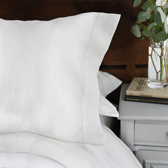 Veritae | Linen-Lyocell Duvet Cover – 66% Linen / 34% Lyocell | Fabric from Italy by St Genève