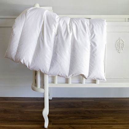 St Genève Toddler Duvet in Heirloom White Goose Down or Silver Duck Down – 38"×45", OEKO-TEX Certified, Safe & Hypoallergenic for Children